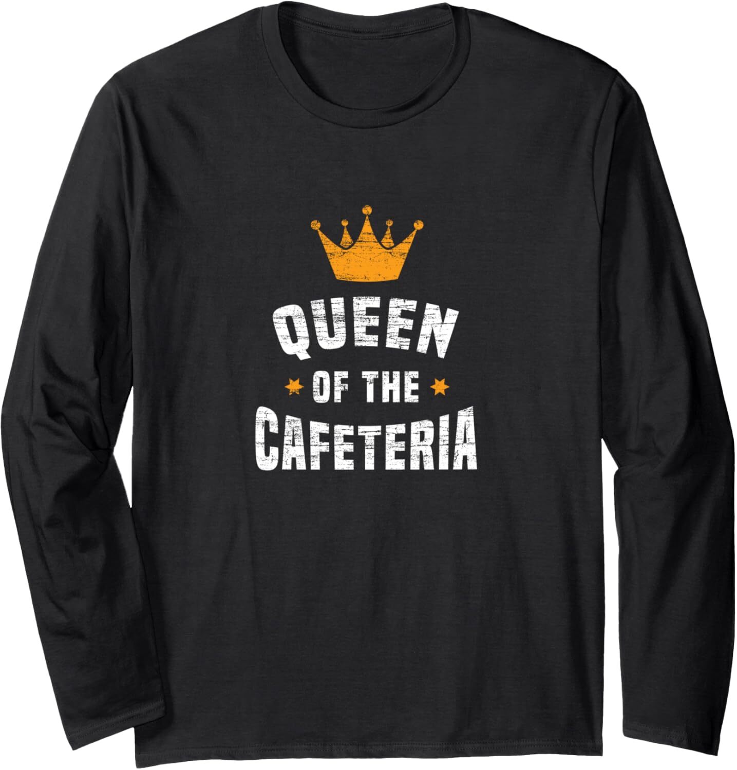 Long Sleeve Shirts for Men sweatshirt Queen Of The Cafeteria Crown School Lunch Lady Gift Long Sleeve Tee Streetwear Casual tops clothes