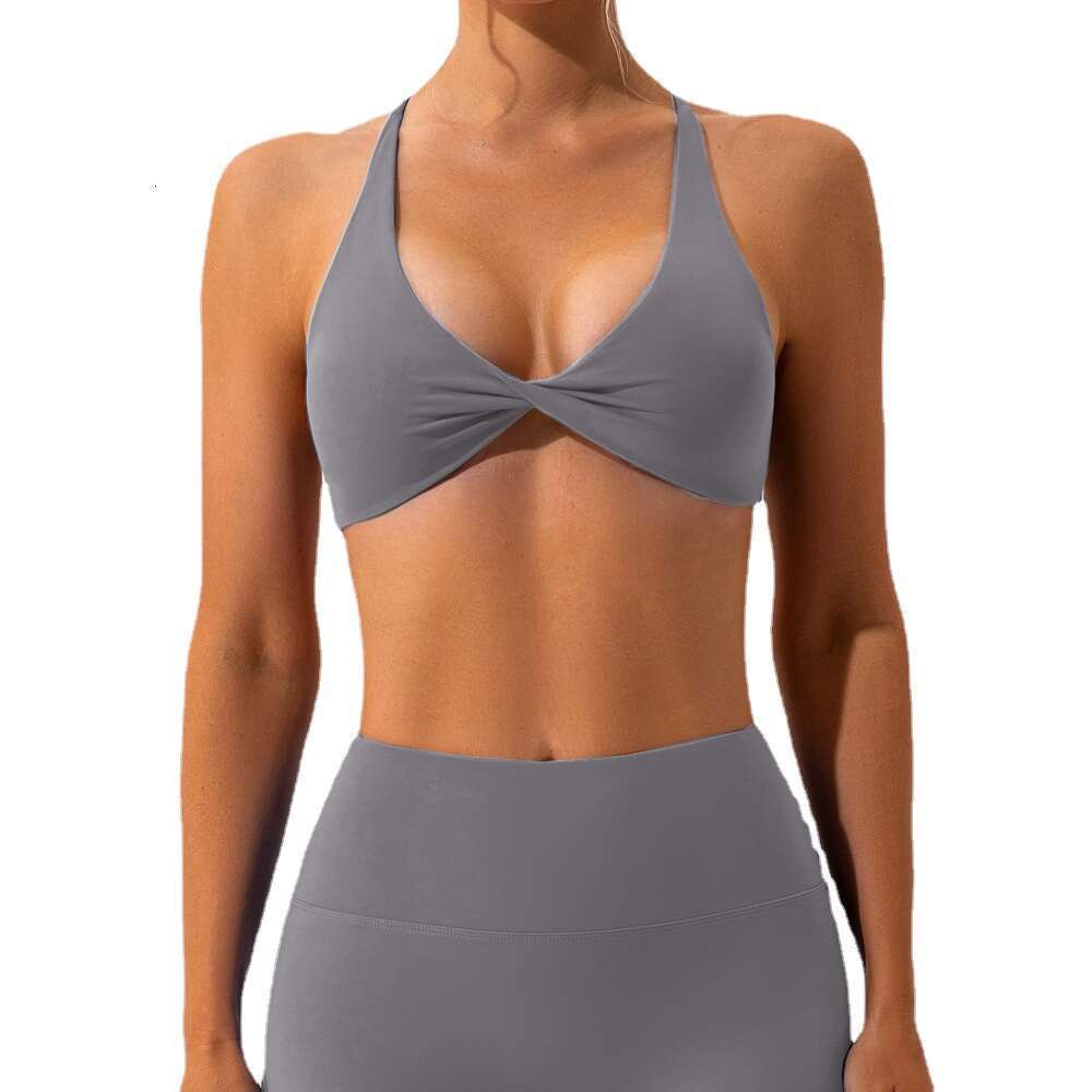 Sports underwear for women in and nude yoga clothes, running and fitness bras, quick drying yoga vests