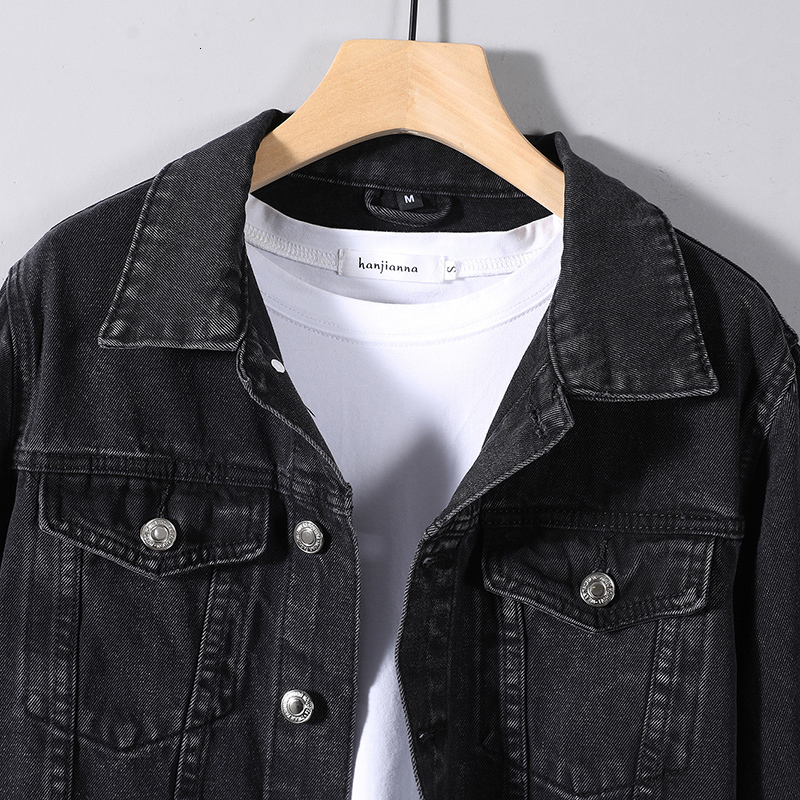 Men's New Spring Autumn Men's Slim Fashion Best Denim Large Casual Jacket M-5Xl