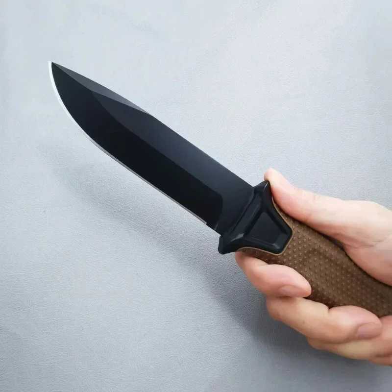 GB Stainless Steel Outdoor Survival Knife Portable Camping Pocket Knife Military Tactical Knife Bushcraft Survival Hunting EDC W2404576918 2