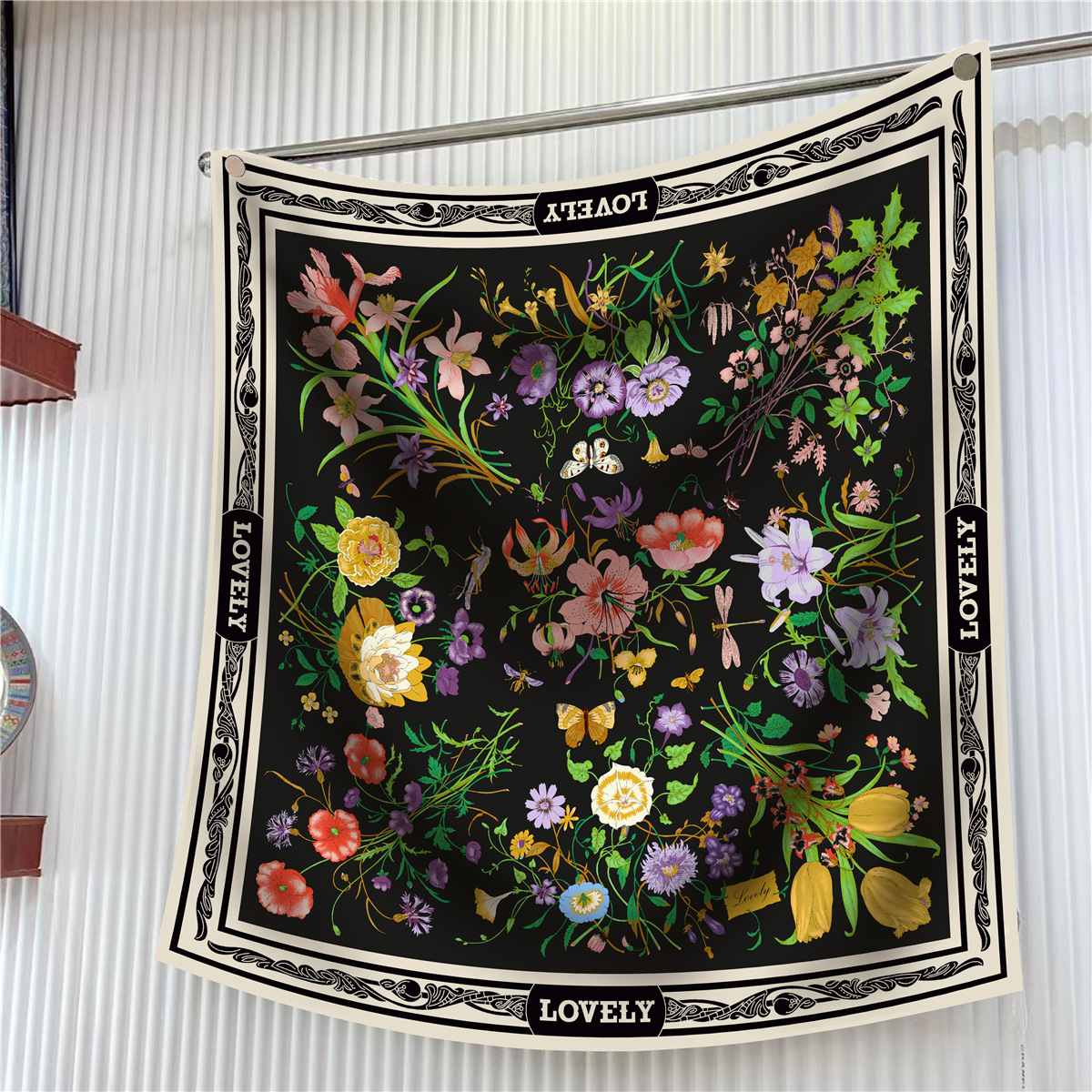 Square Twill Silk Scarf 90CM Head Hair Scarves Shawls Bag Bandanas Summer Beach Decoration Female Foulard Spring Accessories Valentines Day Christmas 