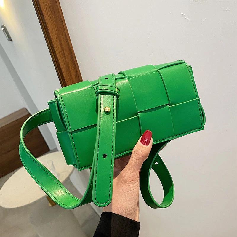 Evening Bags Mini Trend Leather Woven For Women Small Handbags Shopper Cross Shoulder Bag Bolsa Feminina
