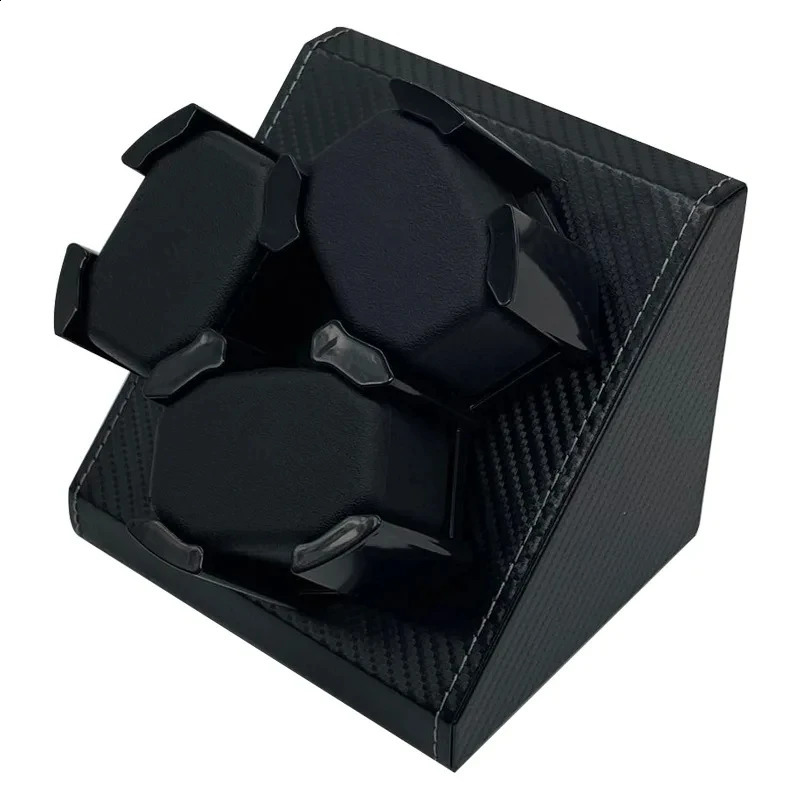 Watch Winder for Automatic Watches Automatic Winder for 3 Watches2 Rotation ModesPU Clock Storage Case Memory Cotton 240909
