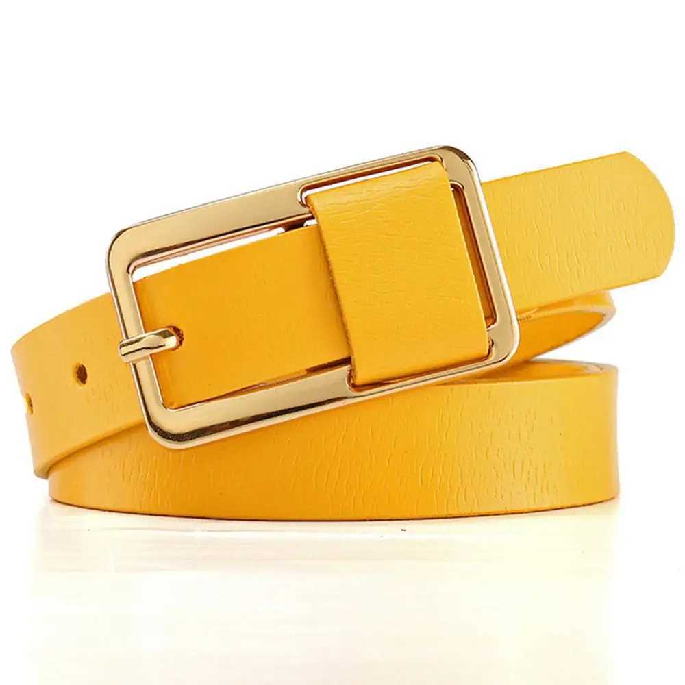 Belts Fashionable and personalized green belt simple narrow belt decorative leather belt womens accessories FCO143 J240913