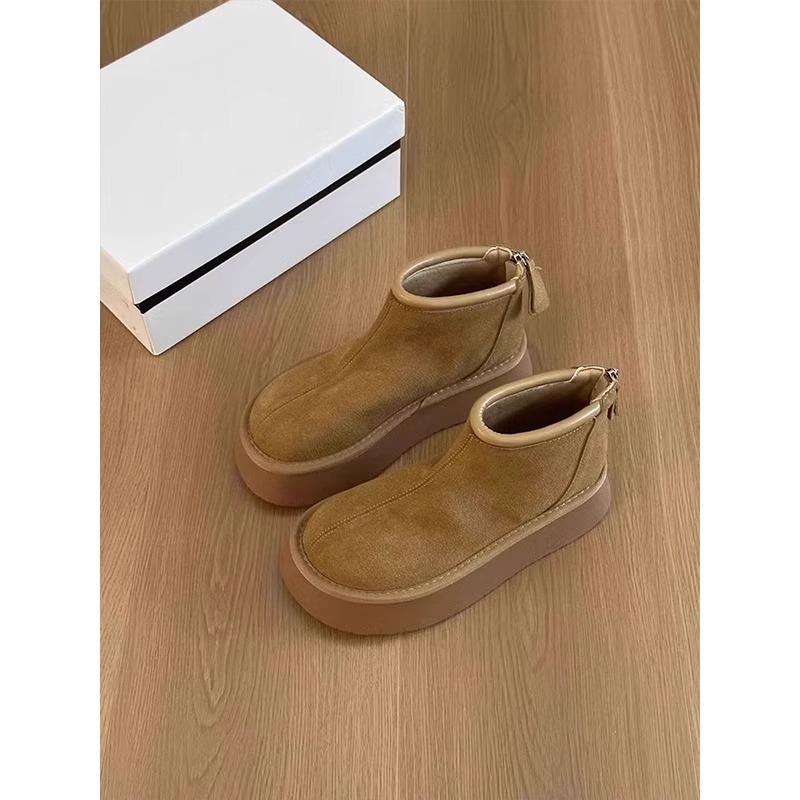 2024 Women's Retro Thick Sole Boots - Versatile & Soft Soled b2a2