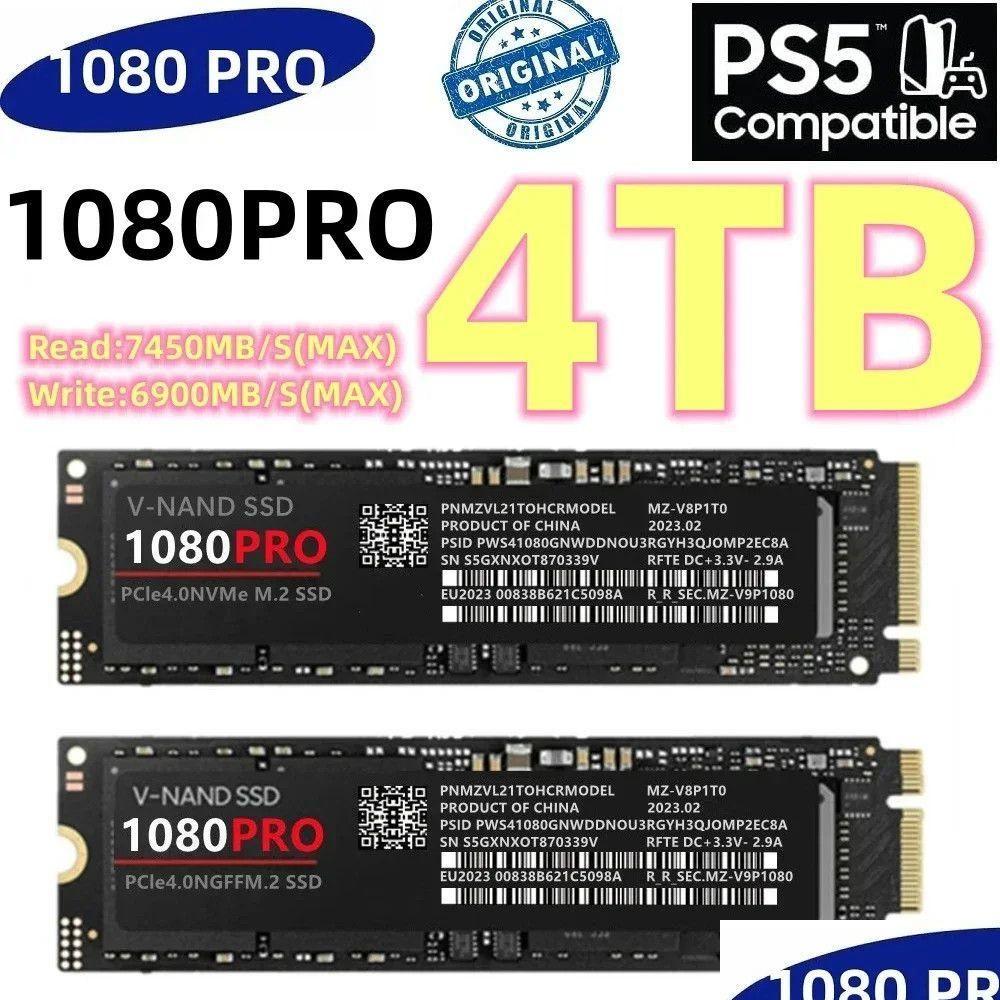 Internal Solid State Disksssd 1080Pro 4Tb 2Tb 1Tb Original Ssd M2 2280 Pcie 4.0 Nvme Drive Drop Delivery Uters Networking Drives S Com Ot0Hb