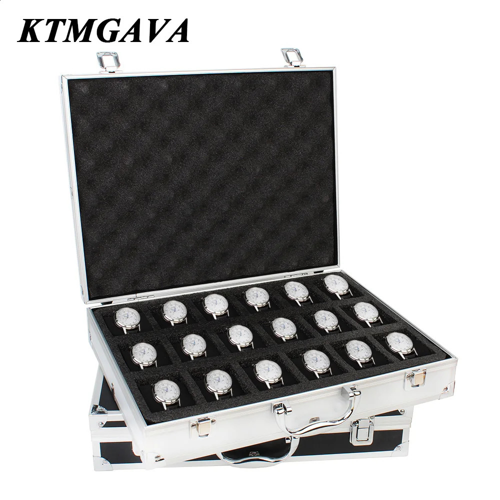 1018 Girls y High Quality Watch Box Aluminum Alloy Product Pattern Storage Clock Series Gift 240912