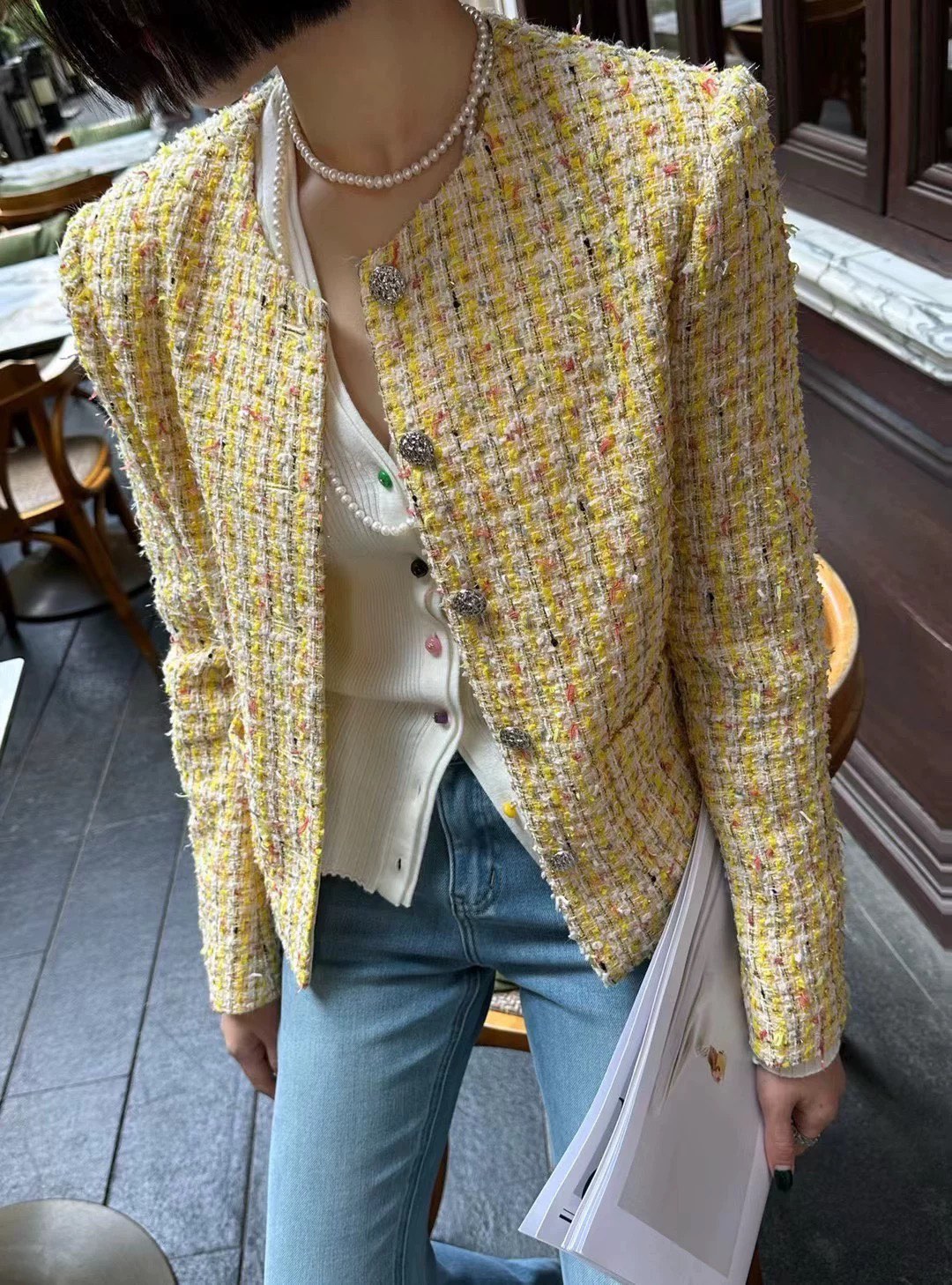 Chan Winter High Quality Coat Clothes P Runway CC Tweed Designer Jacket Women Jackets Womens