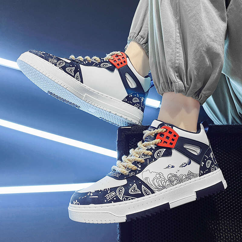 Men's high fashion seasonal board fashionable casual and comfortable sports free shipping shoes