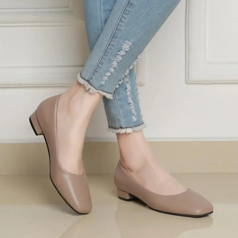 flat shoes flat shoes simple low boots office work and leisure shoes flat shoes womens square shoes 240918