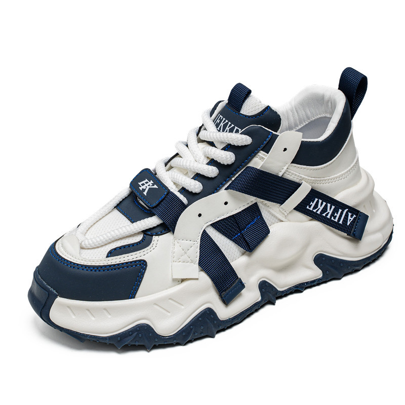 2024 new free shipping designer casual shoes suitable for men's thick soled mesh breathable casual sports shoes outdoor sneakers
