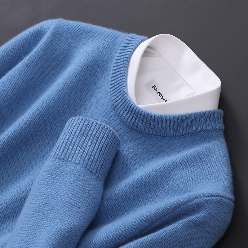 Mens Cashmere Jumpers Oversize Sweater Mens Soft Wool Blend Knit Jumper for Men Full Slve Lightweight Cashmere Sweater Men Sale Ideal for Layering L25