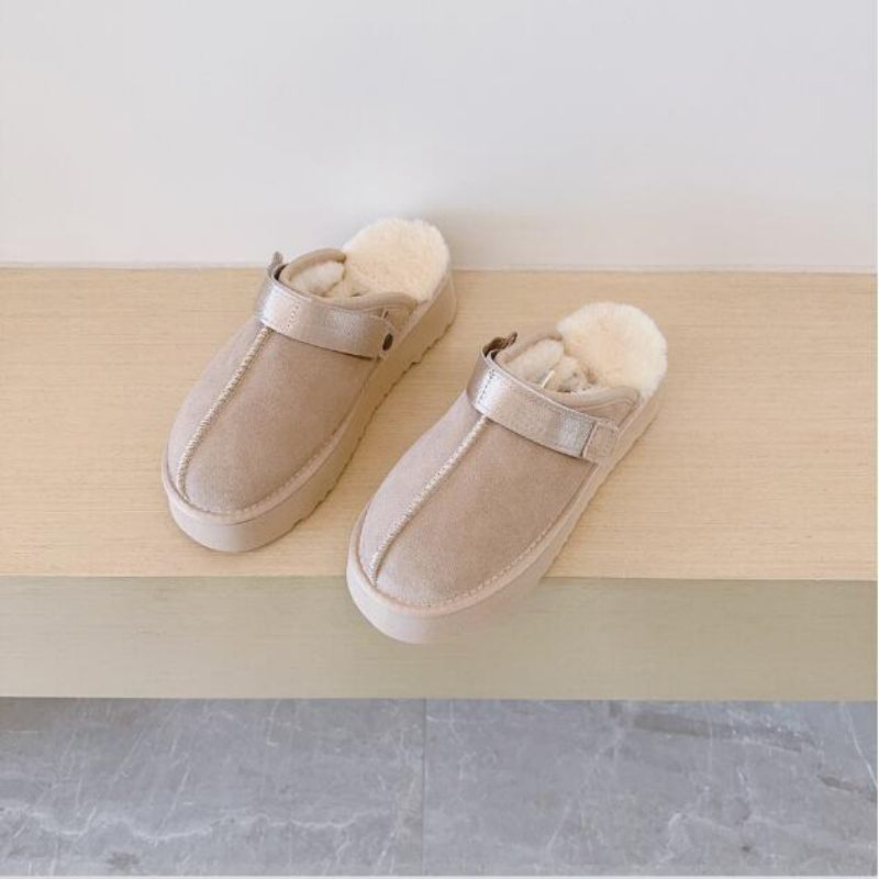 Womens Tazz Slippers Tasman Fur Slides Classic Mustard Seed Sand Ultra Mini Platform Boot Slip-on Les Petites Suede Wool Seal Winter Designer Size 35-44 Free shipping