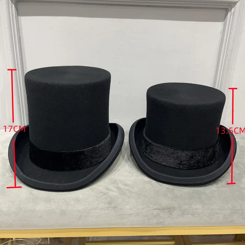 British wind in Europe and the gentleman cap stage performance top hat retro fashion personality President 240906