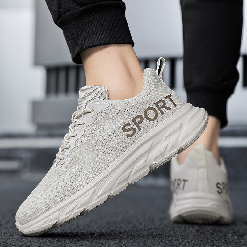 Breathable Fly Woven Men's Sports Casual Running Shoes Sneakers 91cf