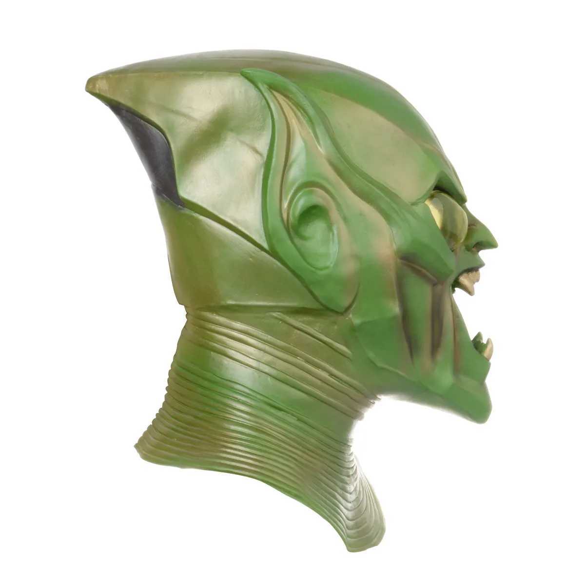 Halloween Toys Green Goblin Duivel Volgelaatsmasker Latex Maskers Halloween Cosplay Party Monster Kostuum Props Scary Demon Kids Face Maks CosL240910