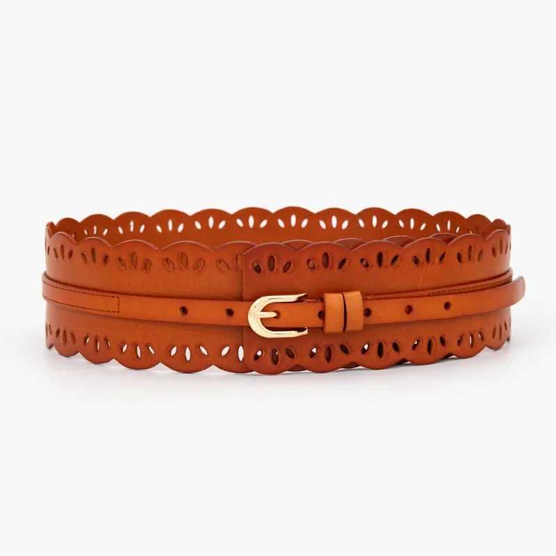 Belts Womens Belt Elegant Wide Solid Color Burgundy Belt Womens Belt J240913