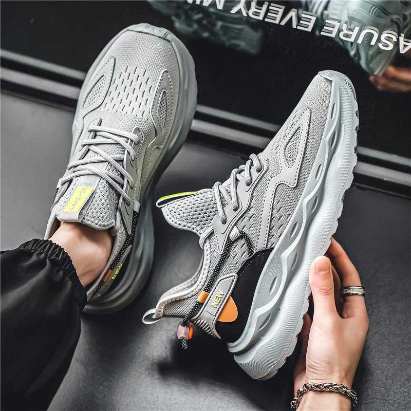 Men Sports Shoes Breathable Athleisure Style Simple Design Versatile Comfort Free shipping