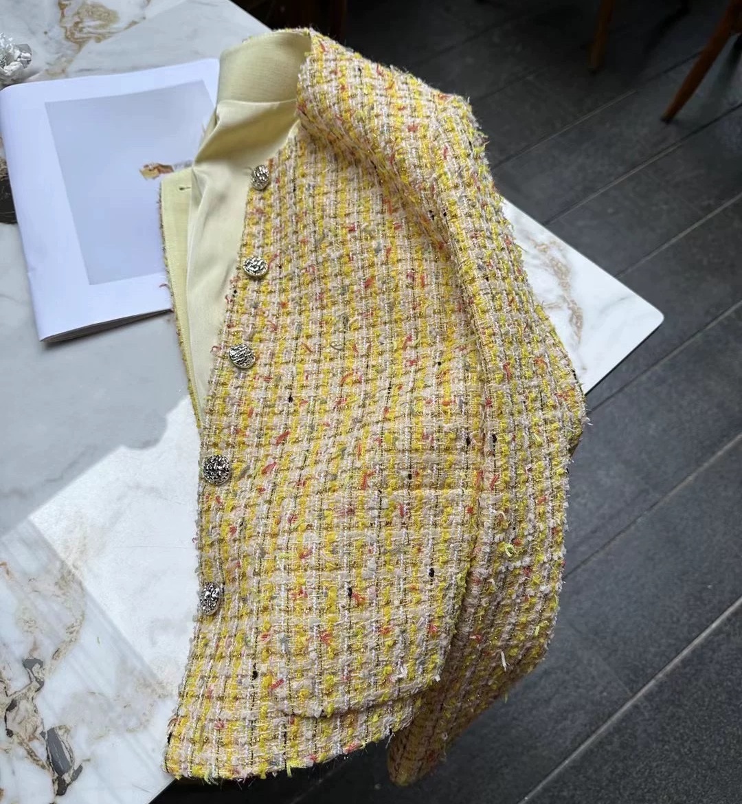 Chan Winter High Quality Coat Clothes P Runway CC Tweed Designer Jacket Women Jackets Womens