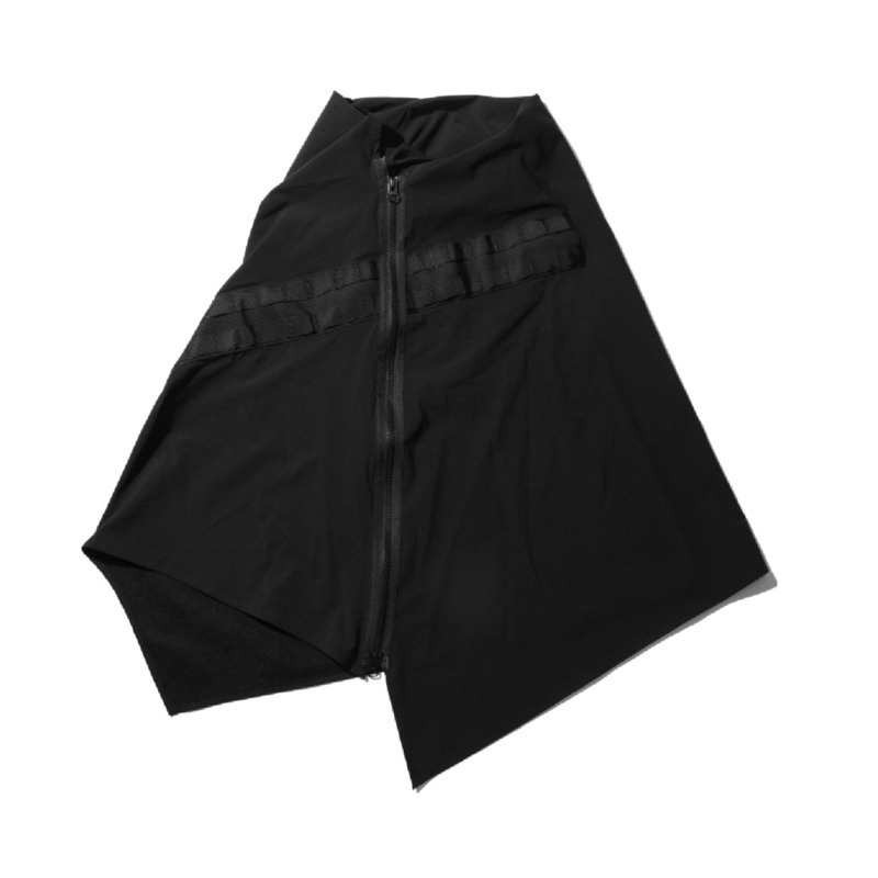 HH Spring Autumn Men's Tide Punk Tactical Zipper Outdoor Windproof Shawl Techwear Coat Trend Cape Chic Dark Windbreaker Hk2276