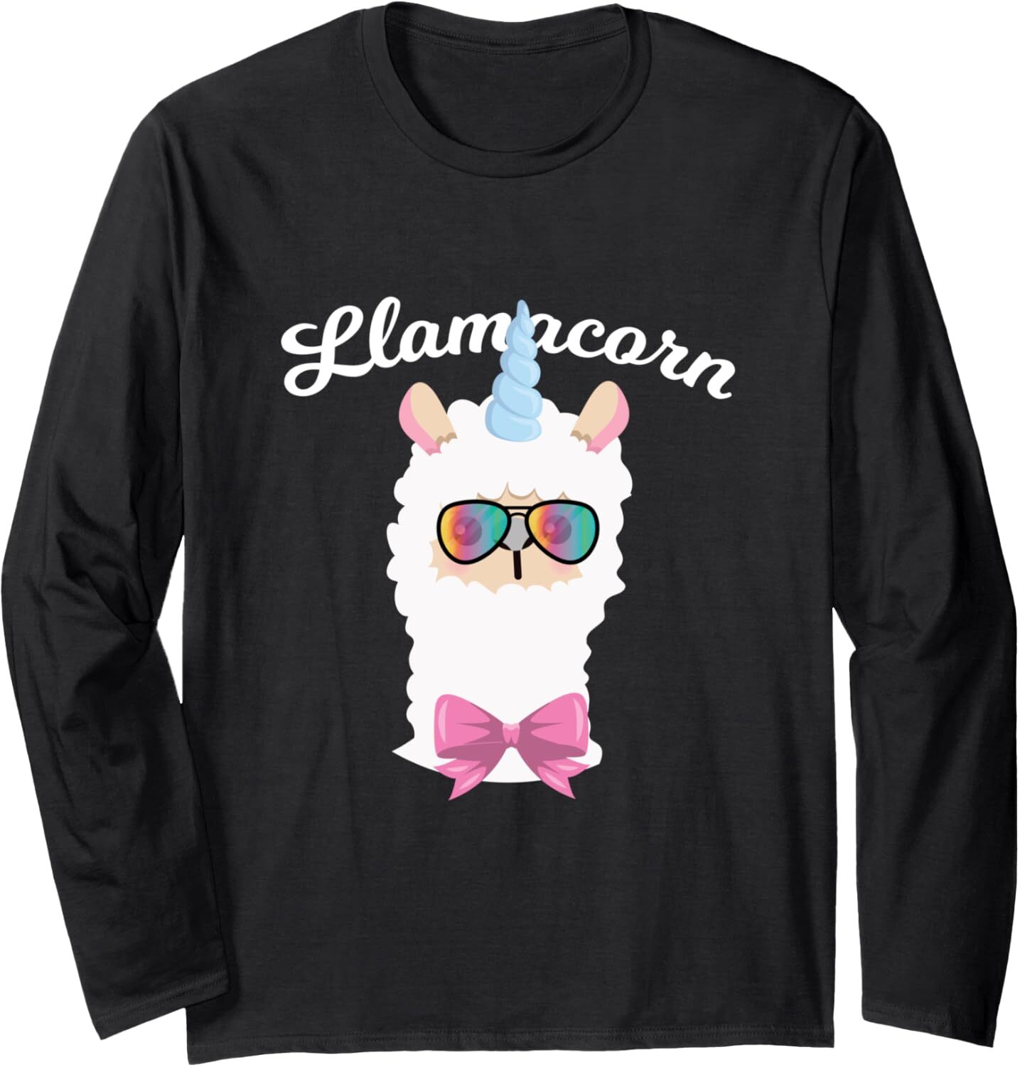 Long Sleeve Shirts for Men sweatshirt Llamacorn Animal Lover Funny Llama Unicorn Gift Long Sleeve Tee Streetwear Casual tops clothes