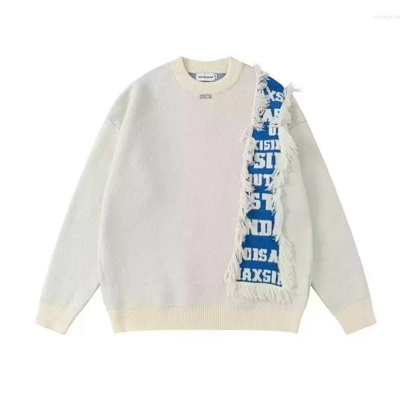 Men's Sweaters Hong Kong Style Lazy Coat Japanese Design Knitted Sweater Winter Mens Trendy Loose Autumn Thick Ins Clothing
