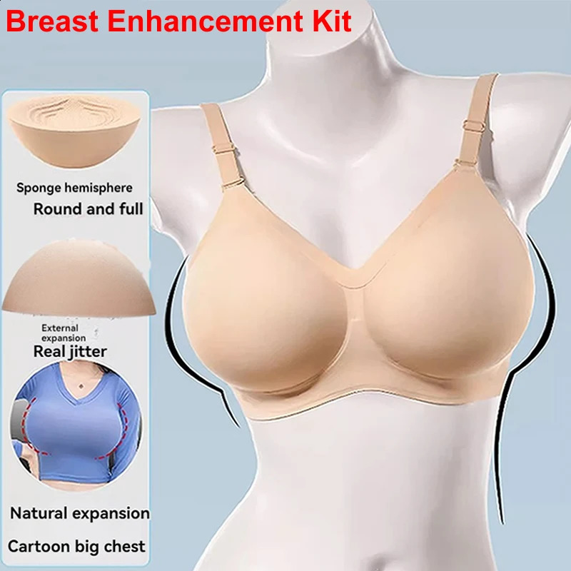breast enhancement kit Cosplay womens bra pair of foam implants 240913