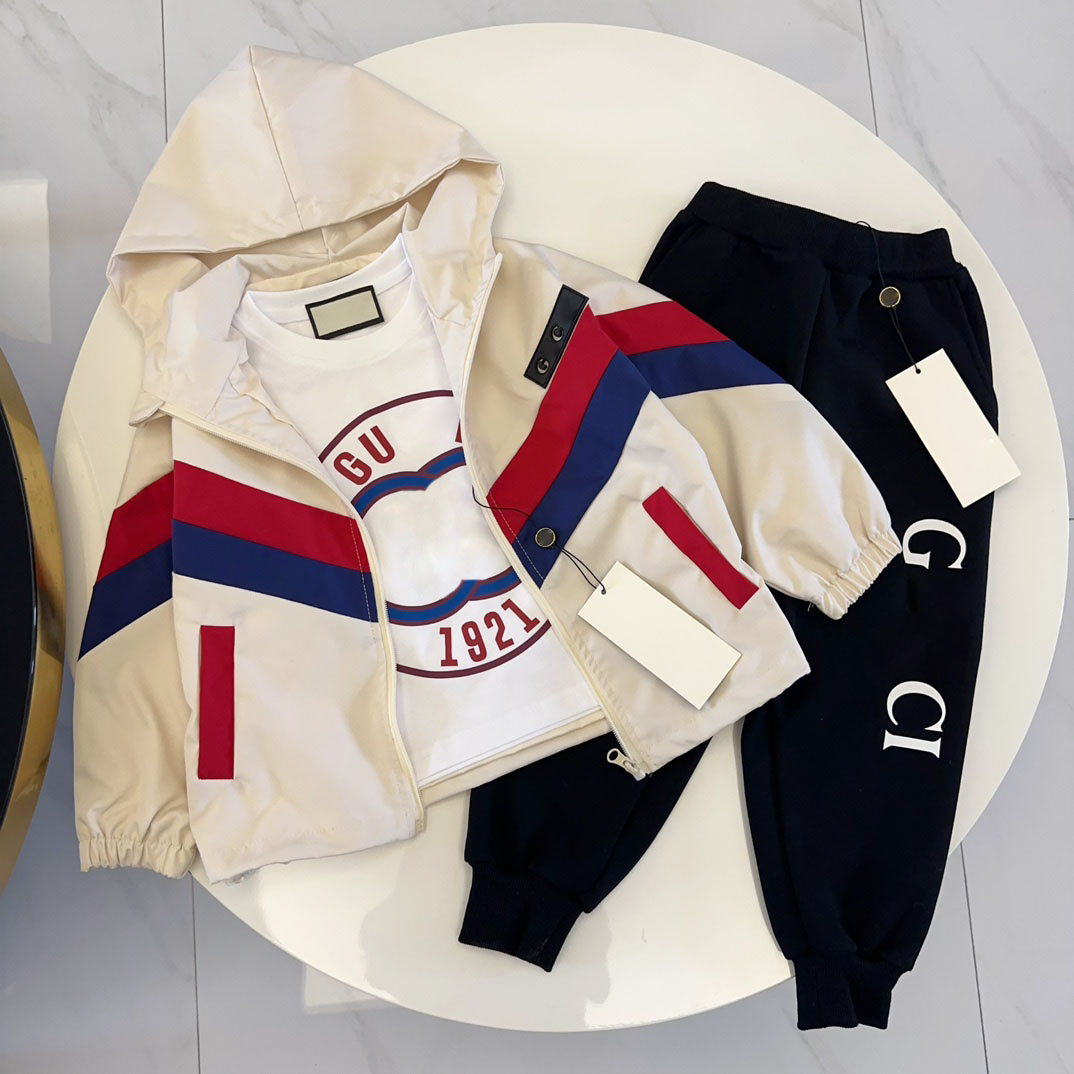 Designer Kids Clothes Sets Classic Brand Baby Girls Clothes 2Peice Suits Soft Letter Skirt Dress Suit Childrens Clothes High Quality CRD2409187F9