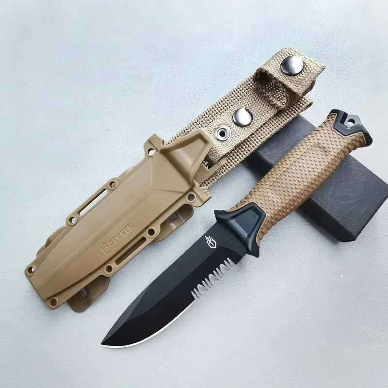 GB Stainless Steel Outdoor Survival Knife Portable Camping Pocket Knife Military Tactical Knife Bushcraft Survival Hunting EDC W2404576918 2