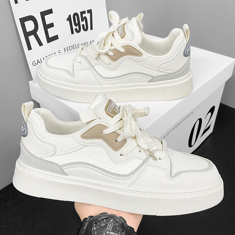 Men Casual New Simple Design Fashion Soft Anti Slip Thick Sole Trendy Shoes fashion