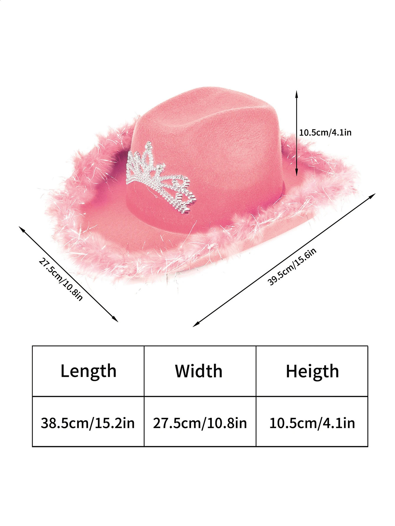 Colorful Feather Western Cowboy Hat British Retro Jazz Theme Party Halloween Carnival Wide Brim Wool Felt 240906