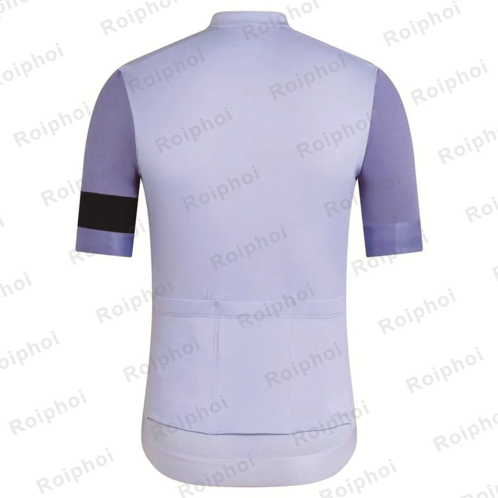 ROIPHOI Bicycle Shirt Mens Clothing MTB Maillot Pocket Mountain Bike Enduro Summer Racing 240909