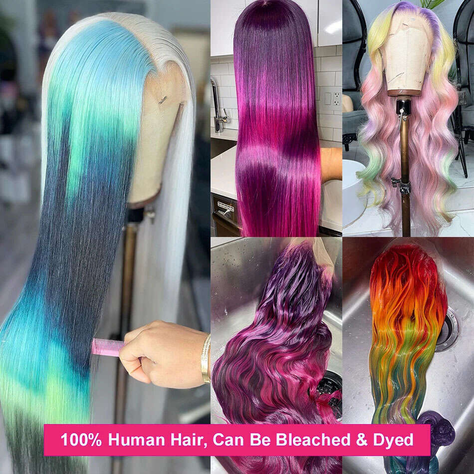 Honey Blonde Glueless Human Hair 100% Malaysia Bone Straight 613 HD Frontal Wig 13X6 Color Lace Front Wigs For Women