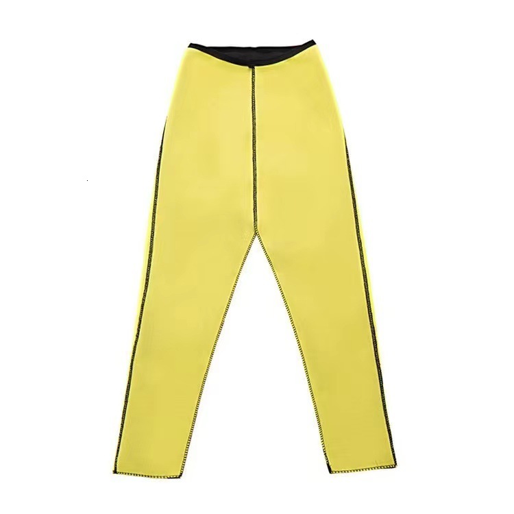 Women's stretch running and fitness corset pants, chloroprene rubber sweatpants, yoga shaping sports pants