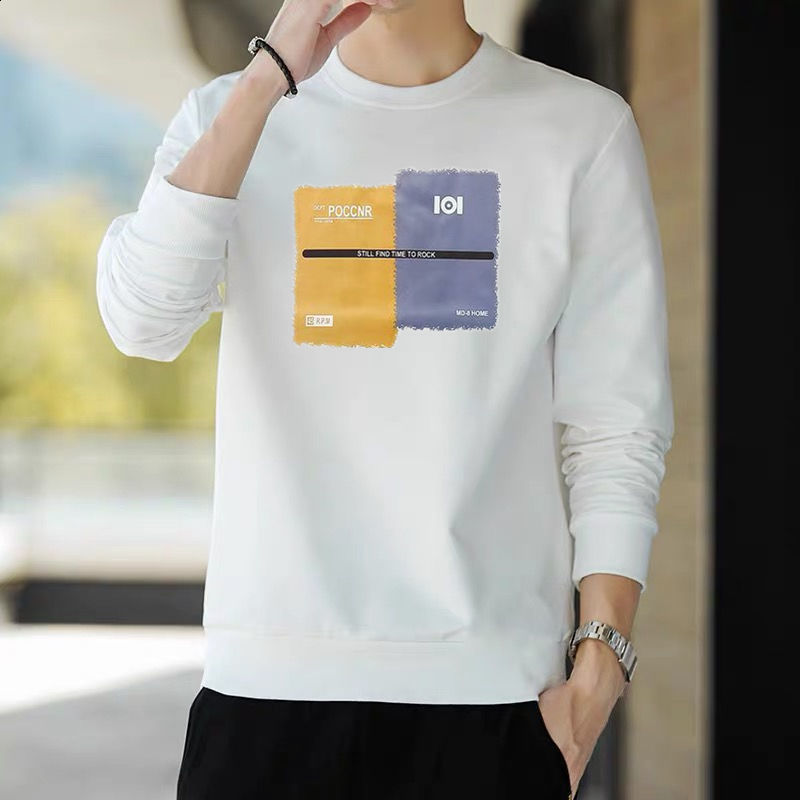 Autumn Men Hoodies Fashion Mens Casual Harajuku Sweatshirt Hip Hop Letter Printed Male Loose Hoody Pullover Clothing 211014