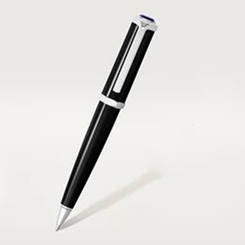 Gel Pens Classic Octagon y Ballpoint Pen High Quality Silver Golden Clip With Serial Number Writing Smooth 230130