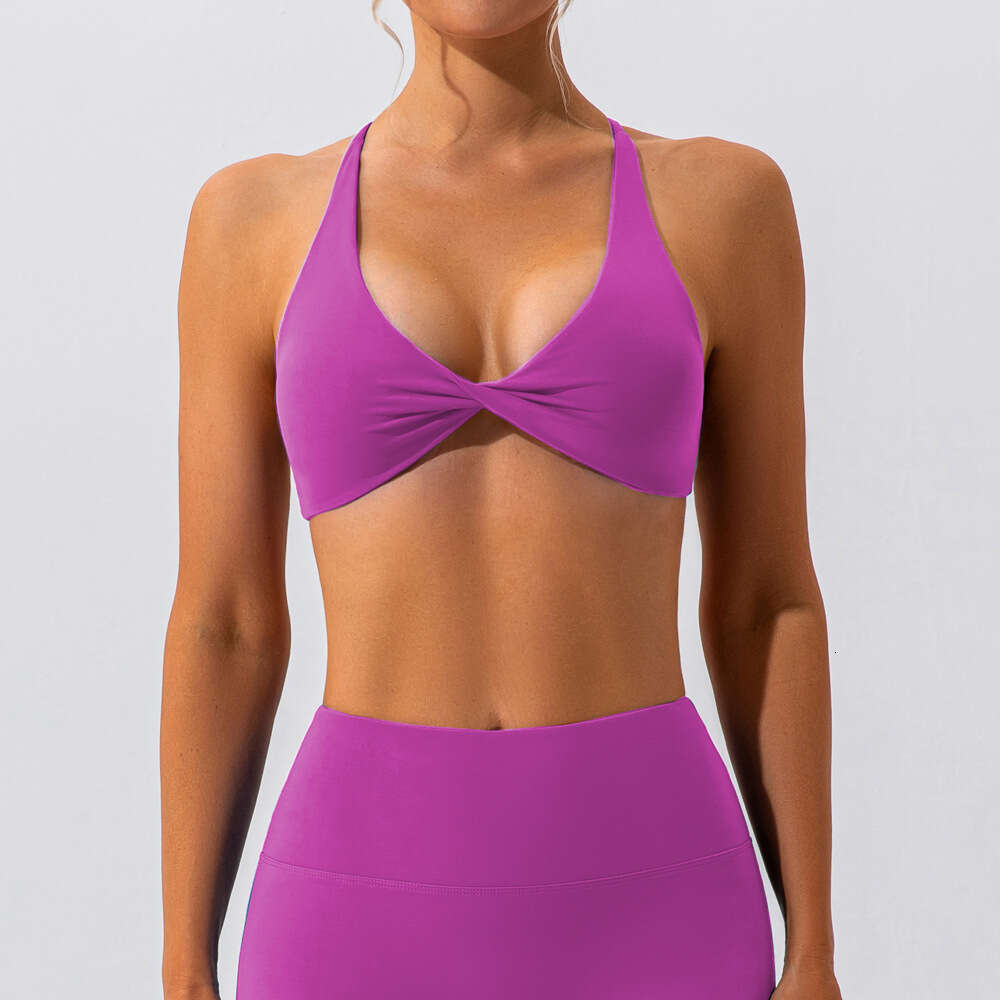 Sports underwear for women in and nude yoga clothes, running and fitness bras, quick drying yoga vests