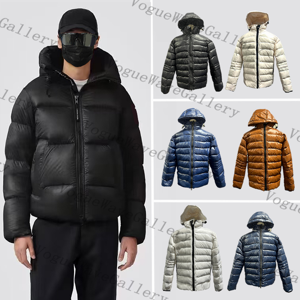 Designer-Level Warmth Top Quality CA Crofton Coat Mens Parka White Duck Down Jackets Winter Outwear with Badge Crafted for Unparalleled Outdoor Comfort