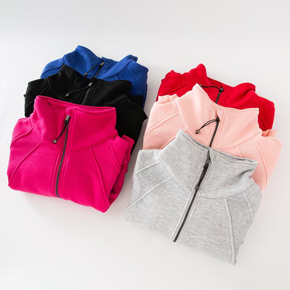 UU-L3233Adults and Kids Hoodie Family Clothing Kids Adults Embroidered Yoga Zipper Jacket Sports Coat