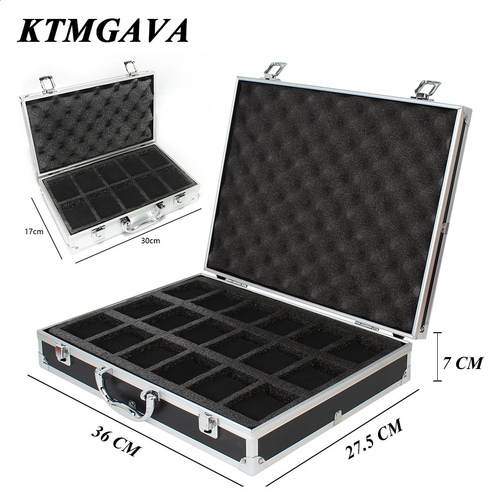1018 Girls y High Quality Watch Box Aluminum Alloy Product Pattern Storage Clock Series Gift 240912