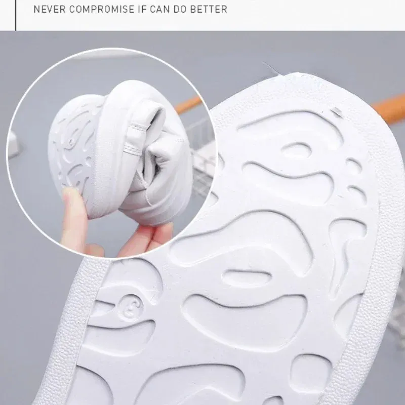 Women White Breathable Embroidered wer LaceUp Casual Shoes Woman Fashion Sneakers Female Korean Version Tennis 240611