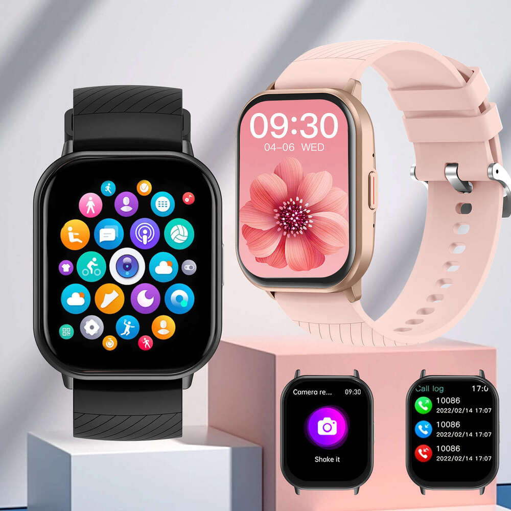 Smart watch, wireless calg /dial, Various APP Reminders,Suitable men and women, sports watches, for iPhone/Andriod