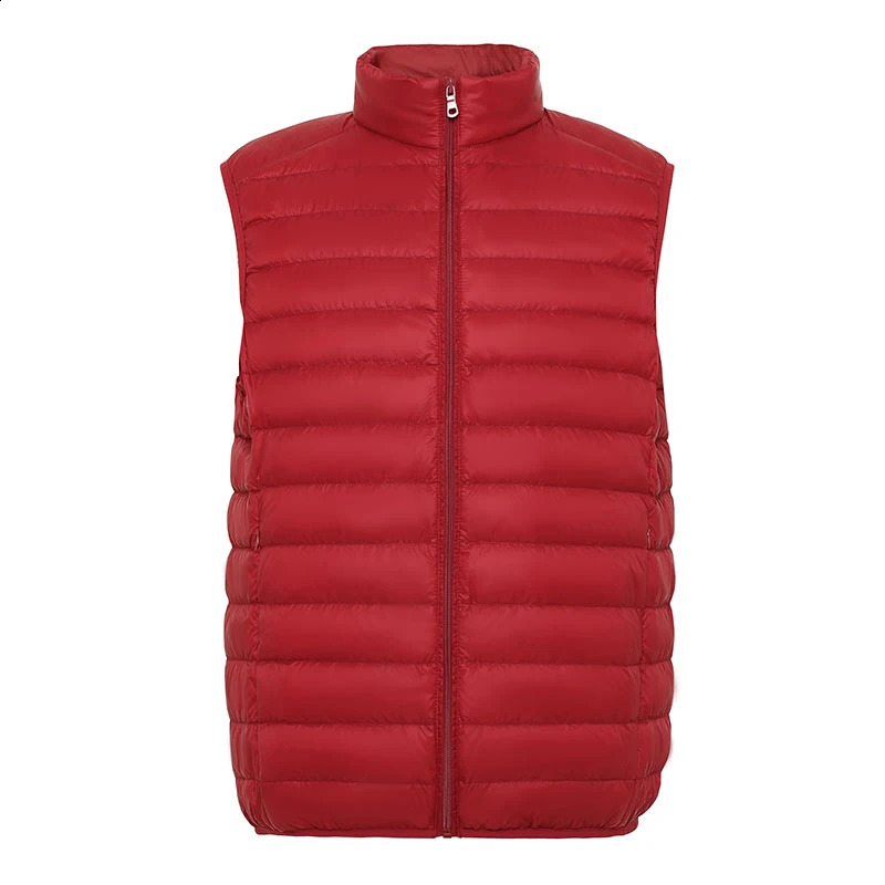 Man 90% Duck Down Vest Ultra Light Gielt Casual Waistcoat Spring Autumn Light Down Jacket Male Good Quality 240912