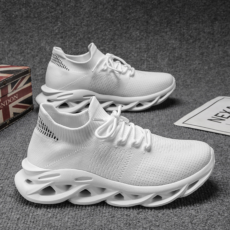 Breathable Fly Woven Men's Sports Fashion Sneakers bbf1