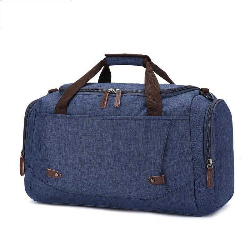 large capacity travel bag anti splash material men women solid color luggage bag travel bag 240915