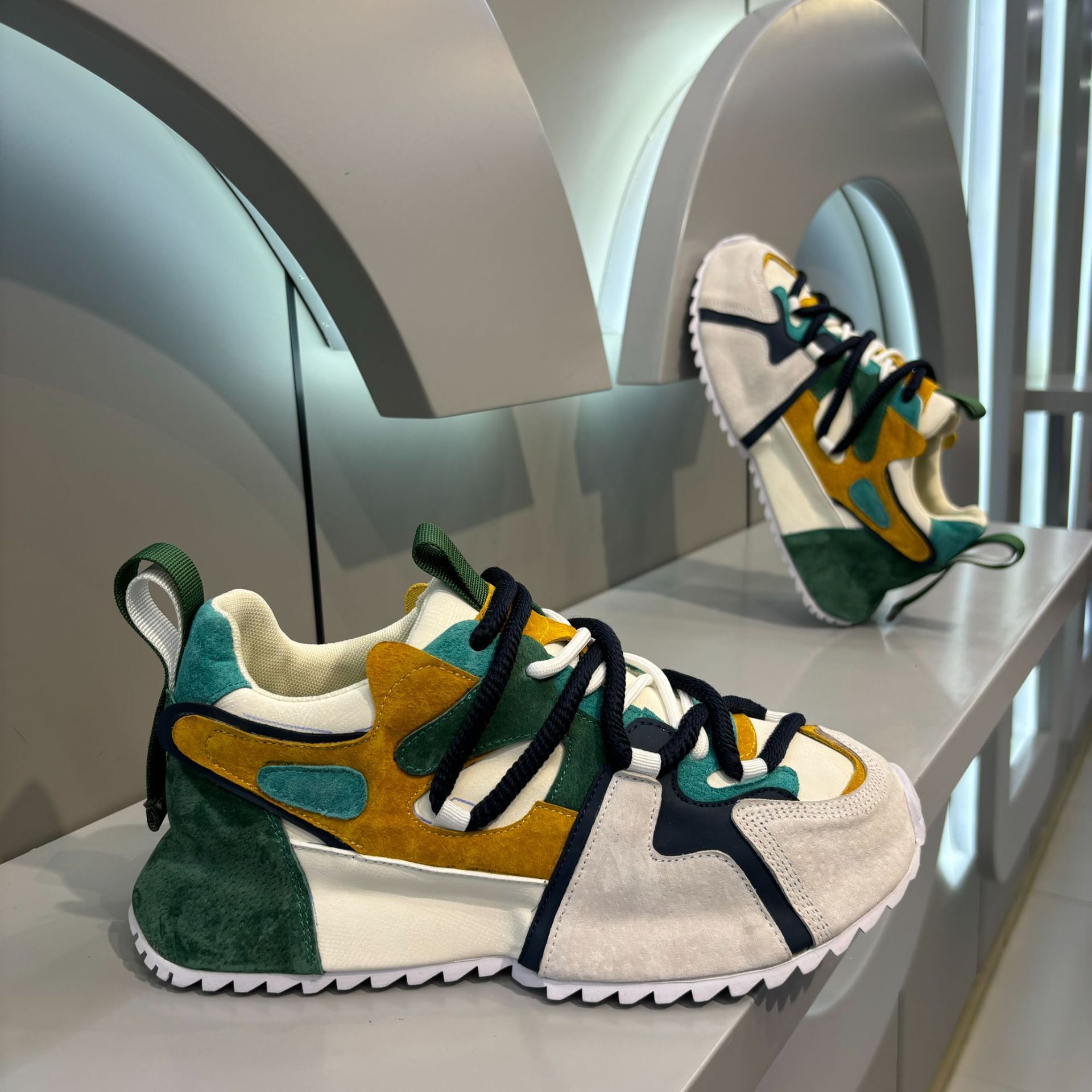 Ddmybear Color Blocking, Versatile, Comfortable, Thick Soled, Anti Slip, Fashionable And Casual For Teenagers,New Men's Shoes Chinese Brand Shoes