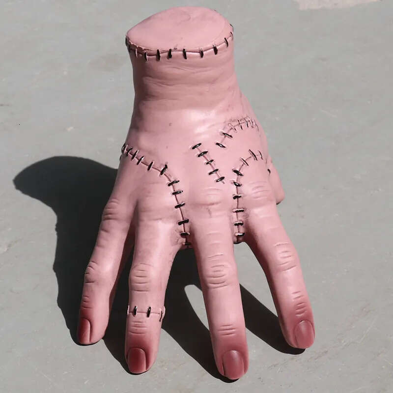 Props Horror Trick Halloween 1Pcs Party Or Treat Broken Hand Adams Family Latex Palm Statue Home Decor Desktop Crafts 7