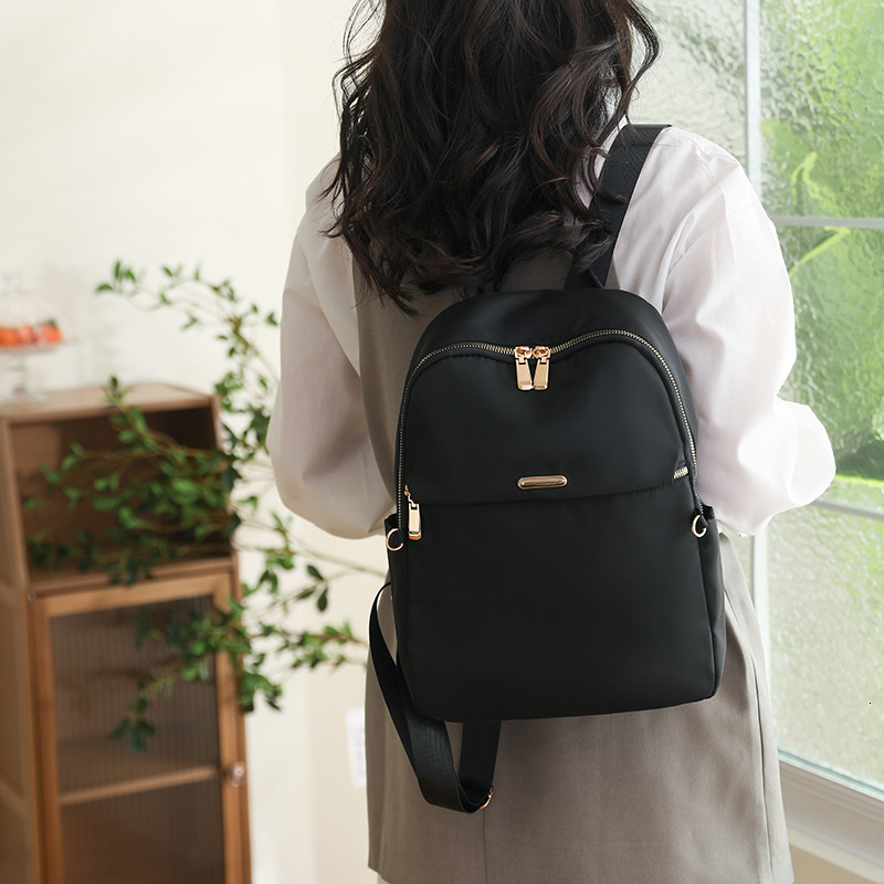 Backpack Purse For Women Oxford Cloth Mother And Child Satchel Handbag With Crossbody Detachable Chest Bag 2 Piece