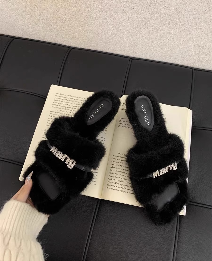 2024 new free shipping designer Slippers cotton slipper flat bottom slippers in white black khaki suitable for women sizes 35-40