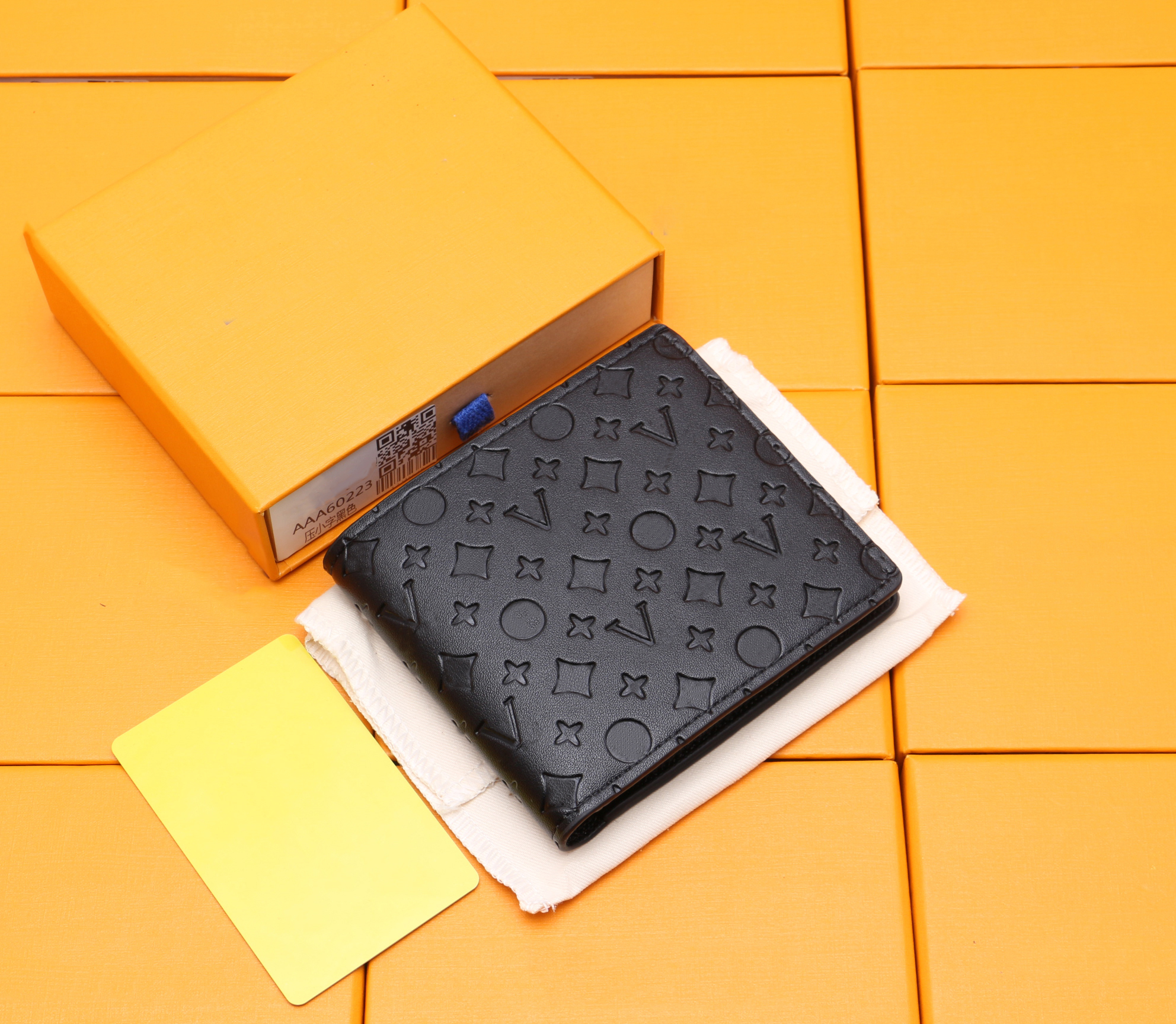 Genuine Leather Wallet Fashion Designer Wallets Retro Handbag for Men Classic Card Holders Coin Purse Famous Lattice Checker Plaid wer 10A aa 5A a